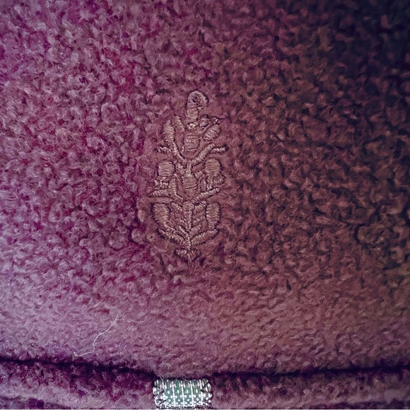 Free People Movement So Fly Half Zip Purple Boysenberry Combo Sweatshirt - Picture 8 of 16